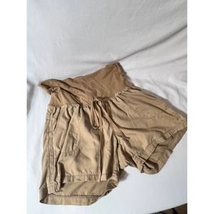 Isabel Maternity Dark Khaki Maternity shorts small